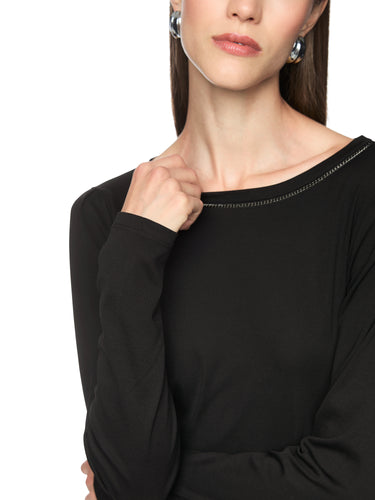 T-shirt avec détail chaîne · Fashion Cloud 914d8740