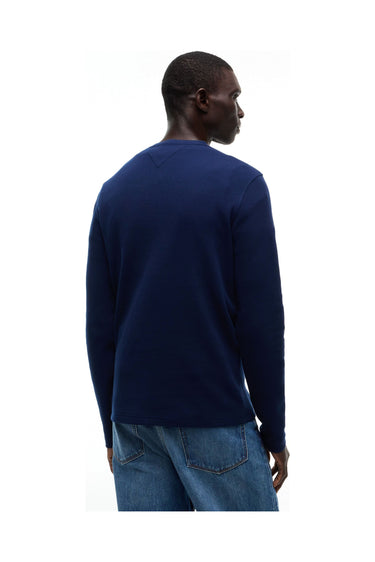 WAFFLE TEXTURE LONGSLEEVE HENLEY · Fashion Cloud 9aded4e5