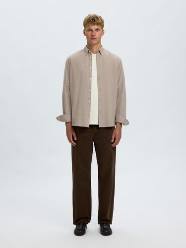 SLMCOLE-JAY REG MELANGE LS SHIRT NOOS · Fashion Cloud b4c6418f