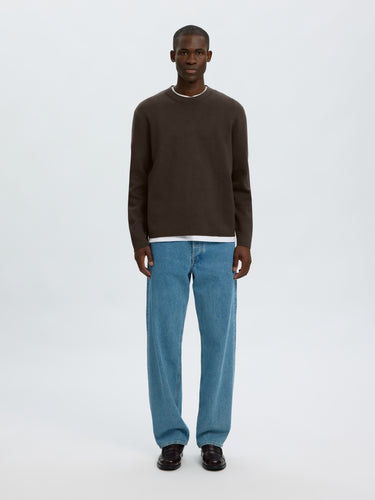SLMMIKE LIGHT LS KNIT CREW NECK · Fashion Cloud b76781d3