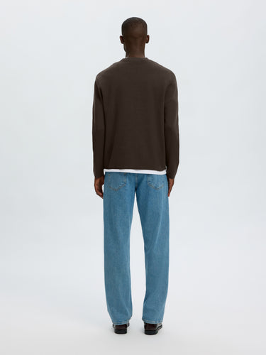 SLMMIKE LIGHT LS KNIT CREW NECK · Fashion Cloud b76781d9