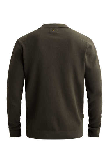 Long sleeve polo structure kni · Fashion Cloud ec16628c